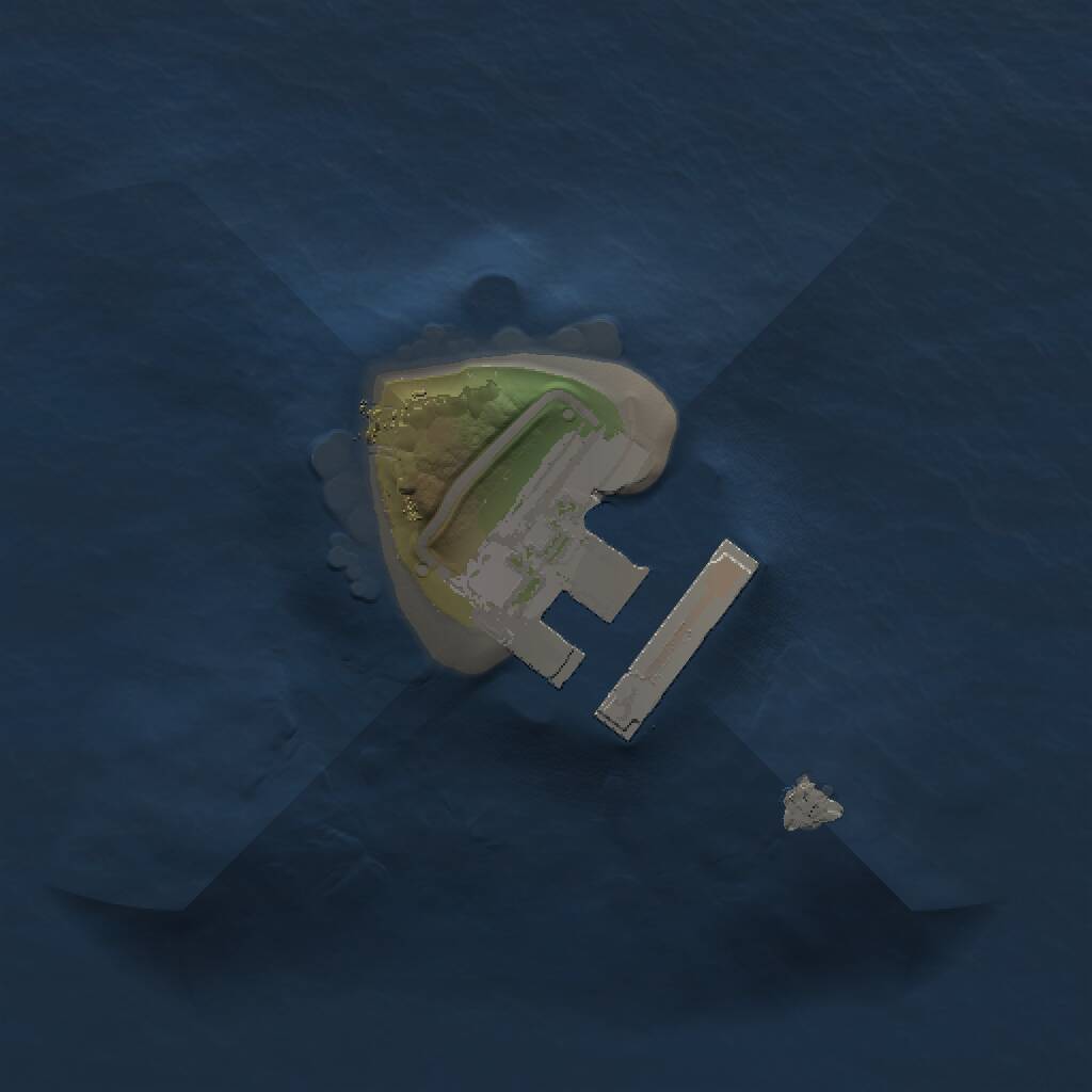 Rust Map: Procedural Map, Size: 1000, Seed: 76719489, 2 Monuments