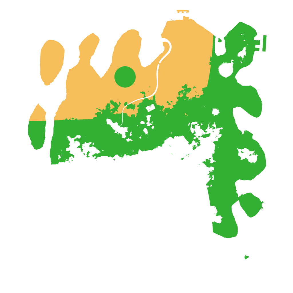 Biome Rust Map: Procedural Map, Size: 3650, Seed: 68752316