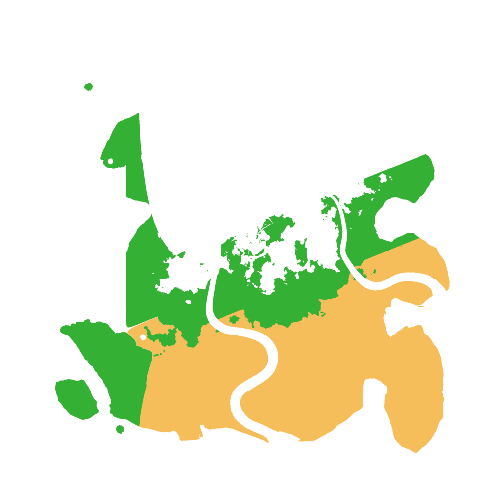 Biome Rust Map: Procedural Map, Size: 2500, Seed: 894561530