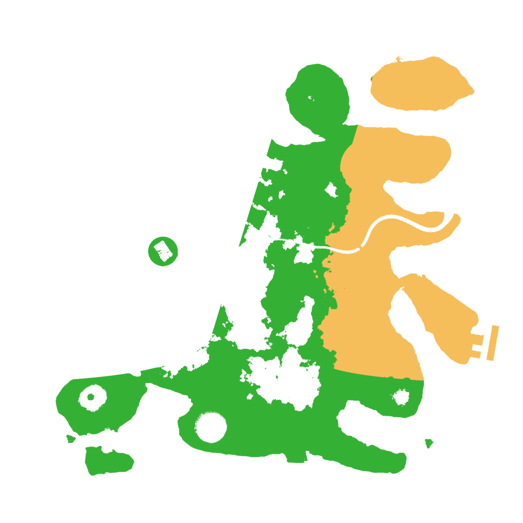 Biome Rust Map: Procedural Map, Size: 3000, Seed: 13546