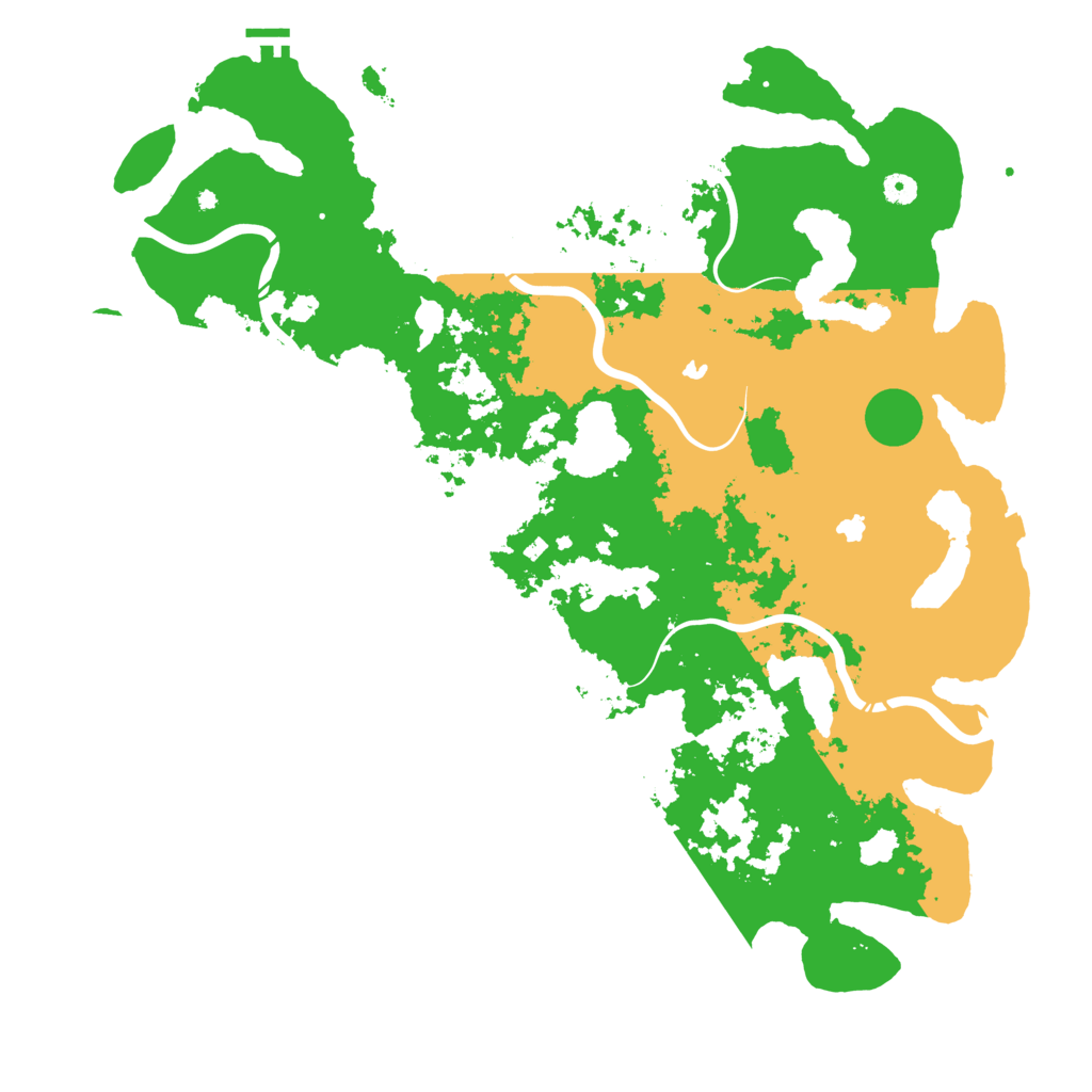 Biome Rust Map: Procedural Map, Size: 5000, Seed: 1823901283