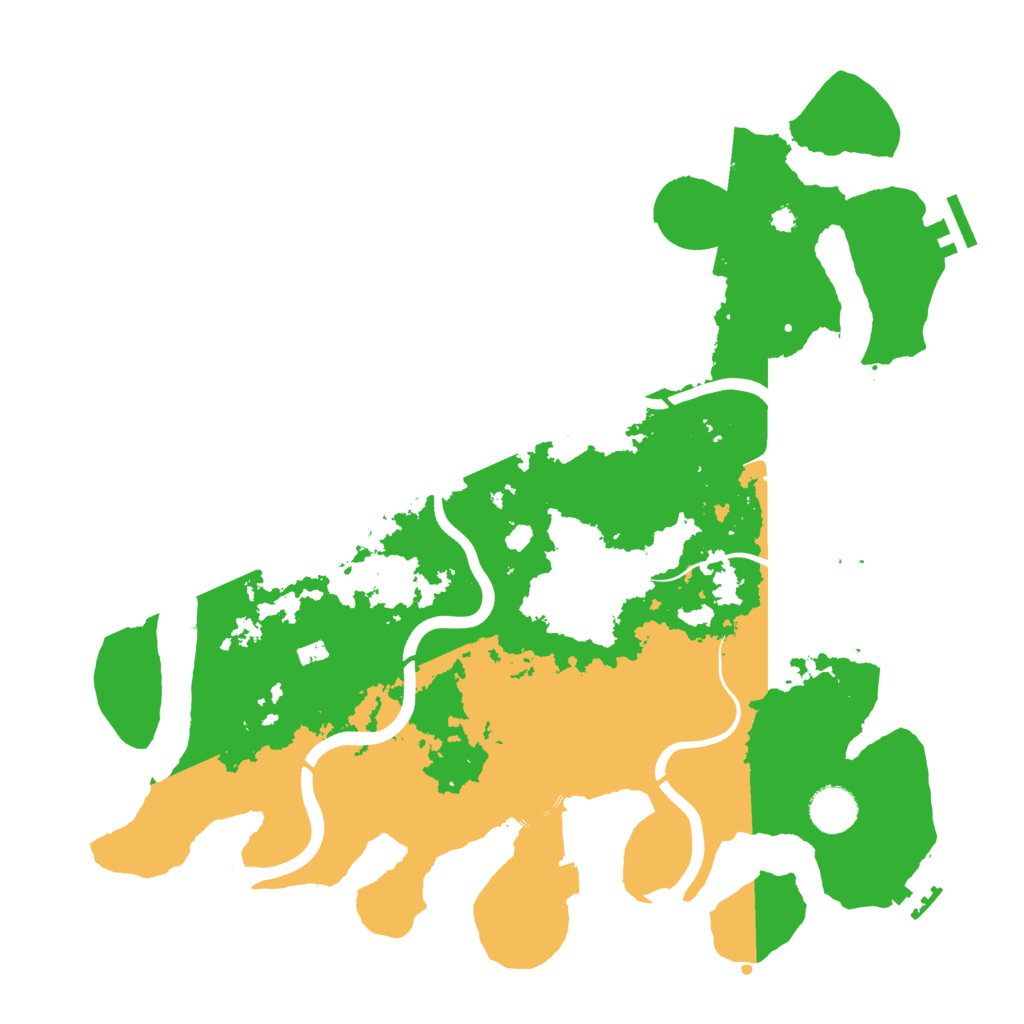 Biome Rust Map: Procedural Map, Size: 3800, Seed: 46174125