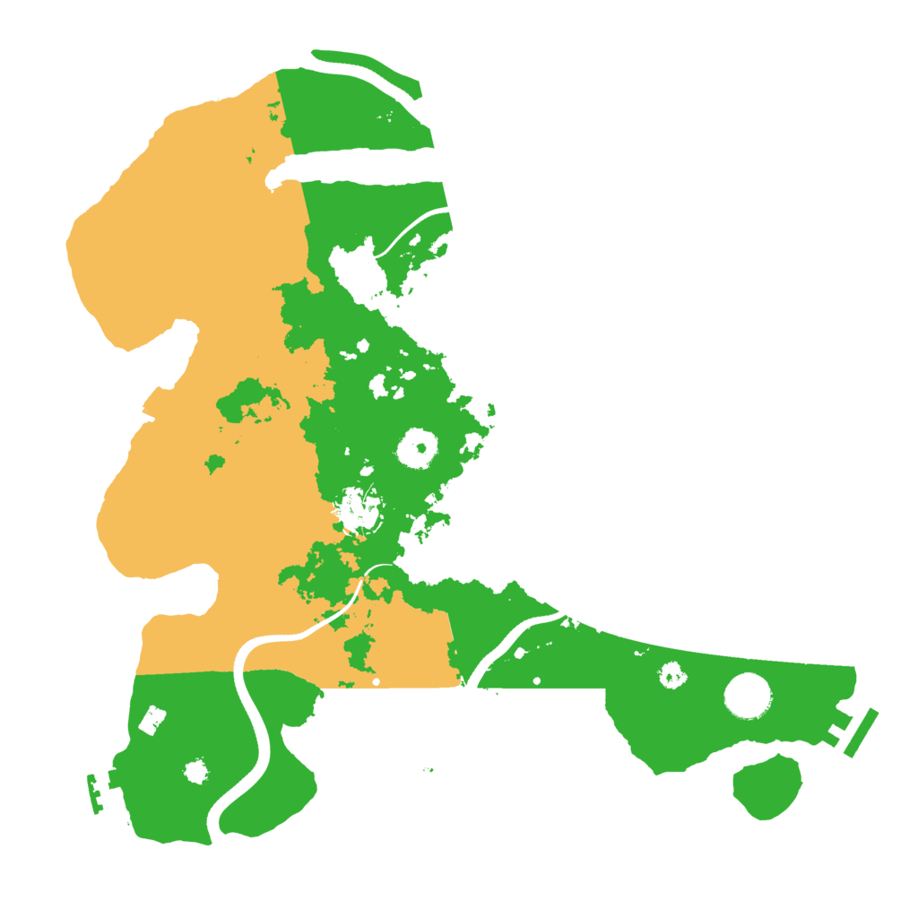 Biome Rust Map: Procedural Map, Size: 3500, Seed: 600031173