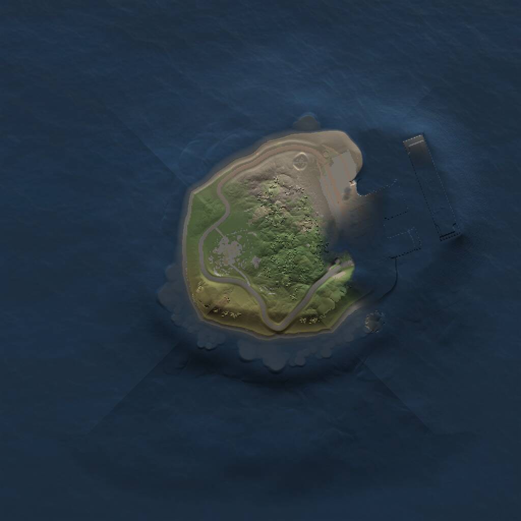 Rust Map: Procedural Map, Size: 1000, Seed: 1306566125, 2 Monuments