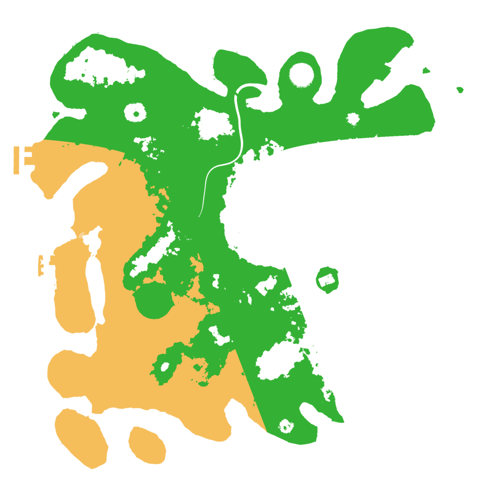 Biome Rust Map: Procedural Map, Size: 3650, Seed: 624630268