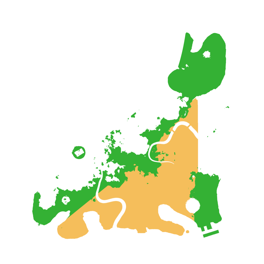 Biome Rust Map: Procedural Map, Size: 3300, Seed: 1842913660