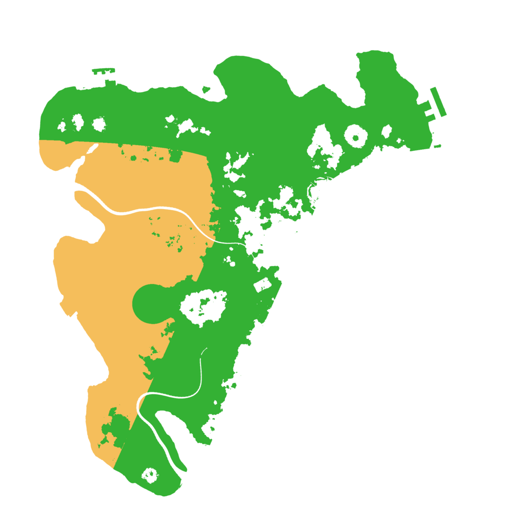 Biome Rust Map: Procedural Map, Size: 3500, Seed: 808675877