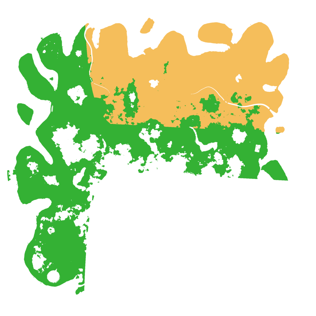 Biome Rust Map: Procedural Map, Size: 4500, Seed: 414974373