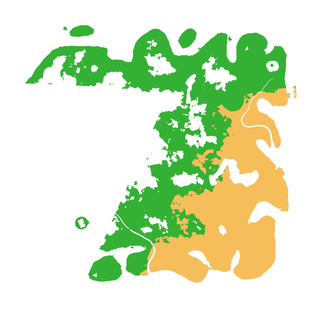 Biome Rust Map: Procedural Map, Size: 4000, Seed: 629758636