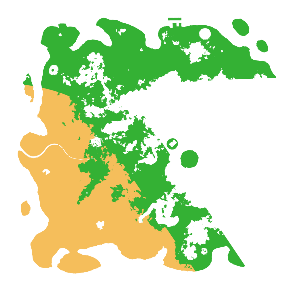 Biome Rust Map: Procedural Map, Size: 4500, Seed: 652326094