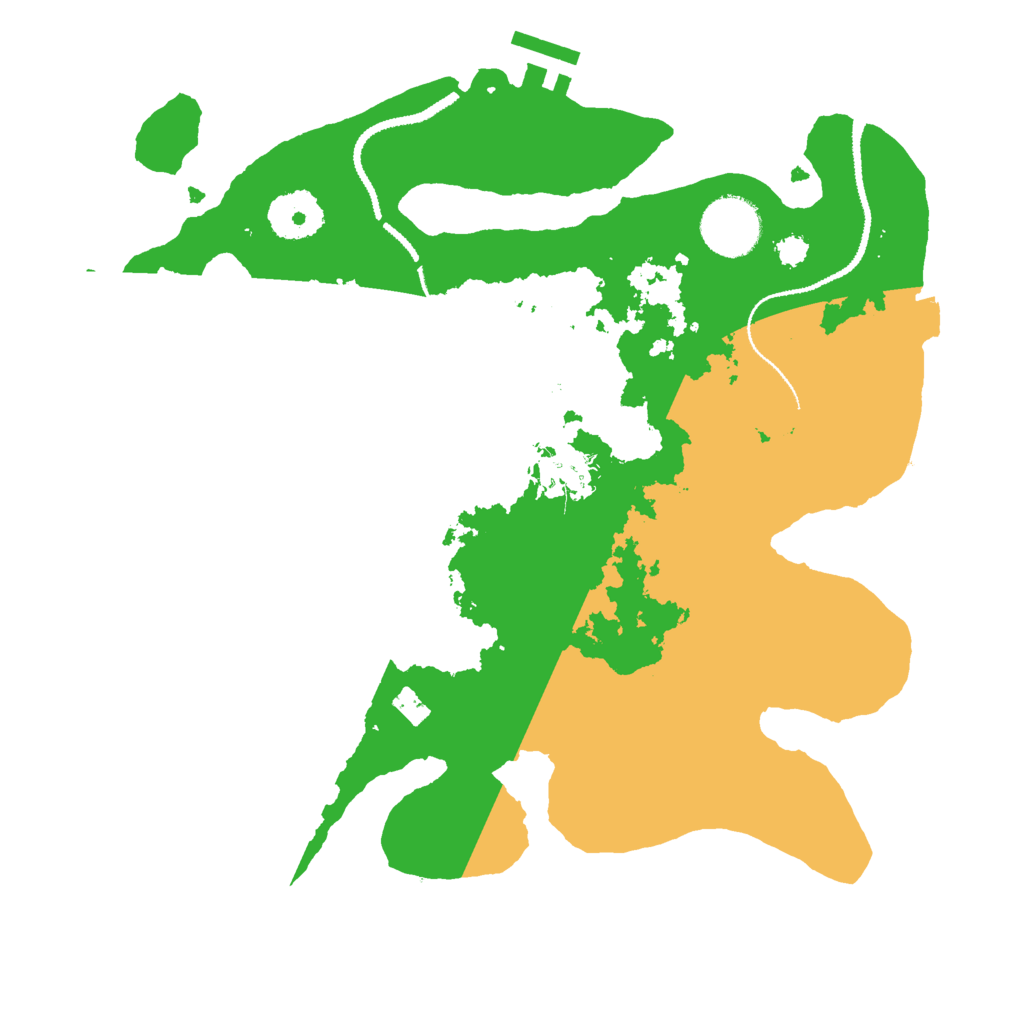 Biome Rust Map: Procedural Map, Size: 3000, Seed: 629758636