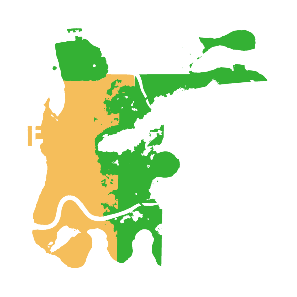 Biome Rust Map: Procedural Map, Size: 3000, Seed: 481982