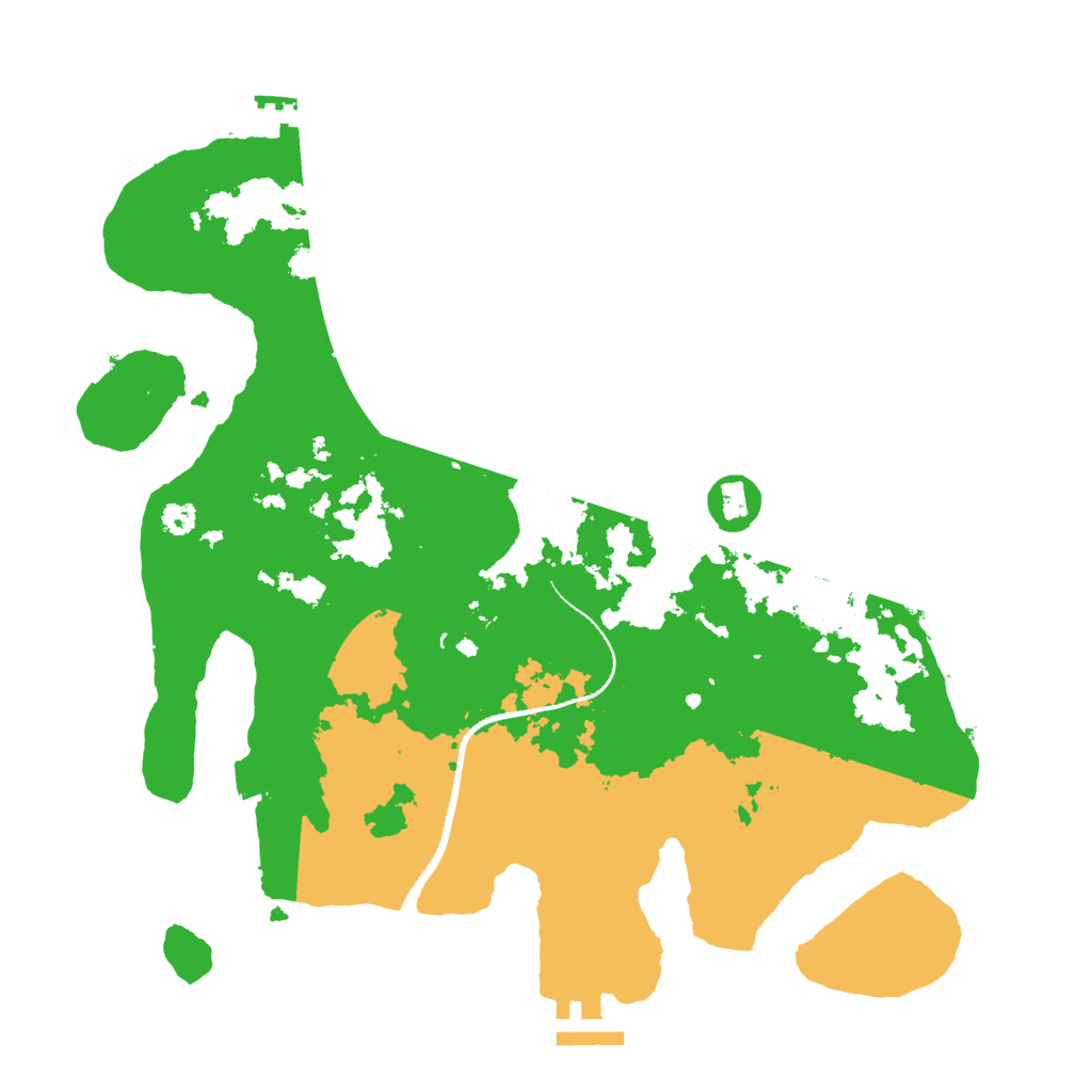 Biome Rust Map: Procedural Map, Size: 3250, Seed: 1045753039