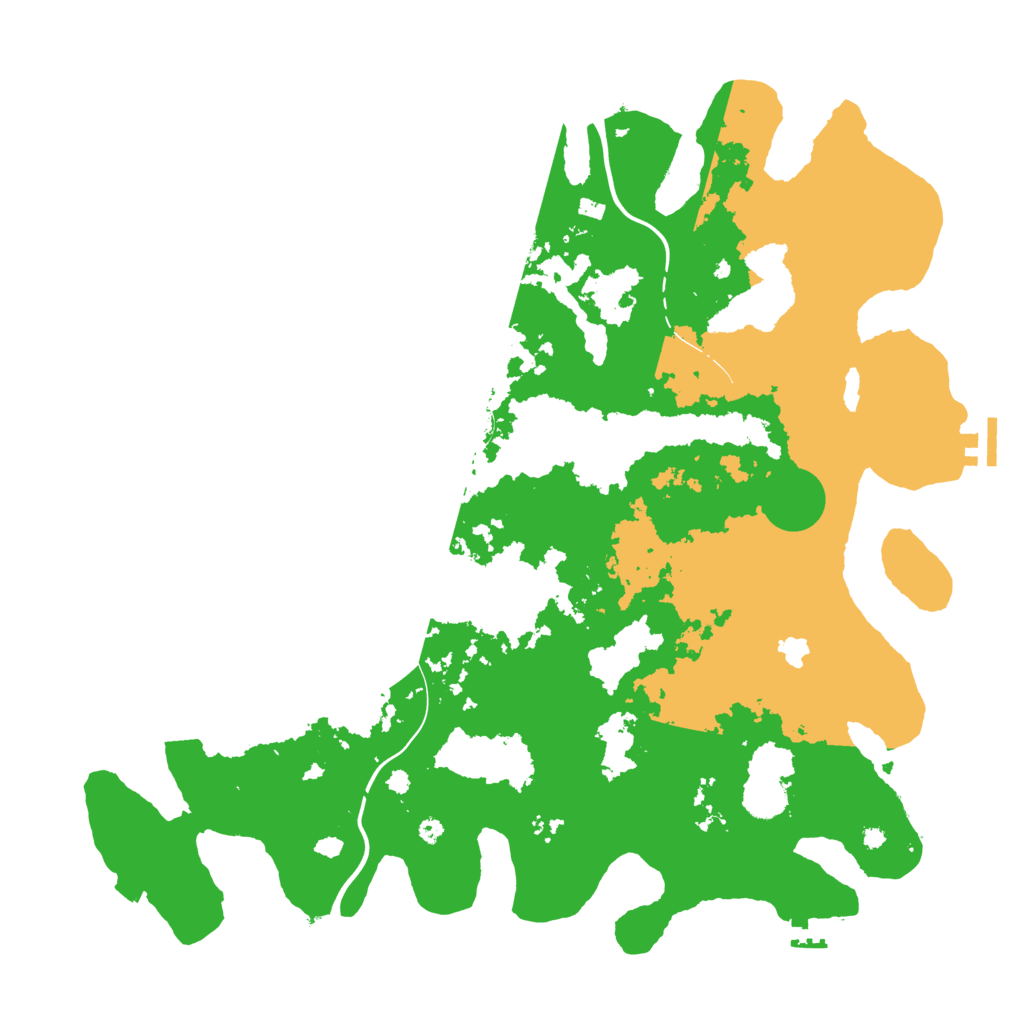 Biome Rust Map: Procedural Map, Size: 4250, Seed: 365555925