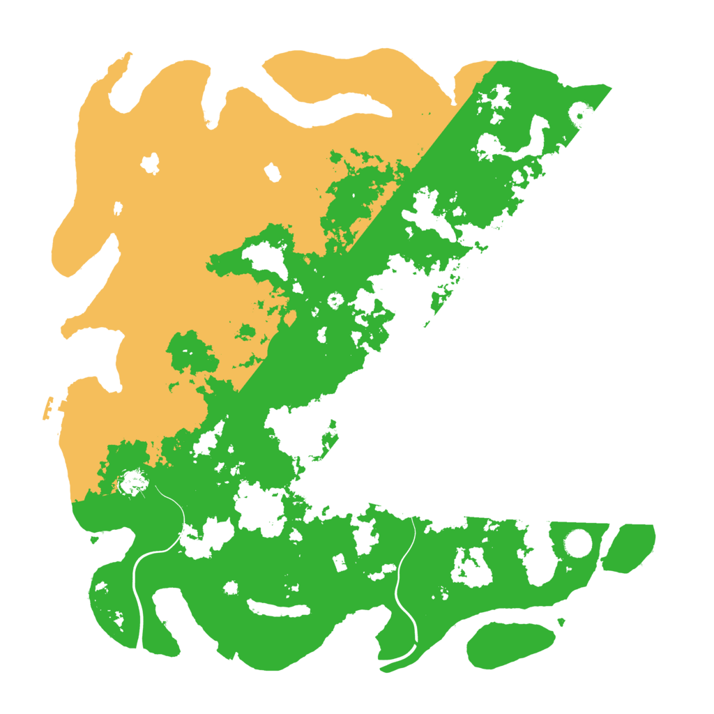 Biome Rust Map: Procedural Map, Size: 4500, Seed: 84839823