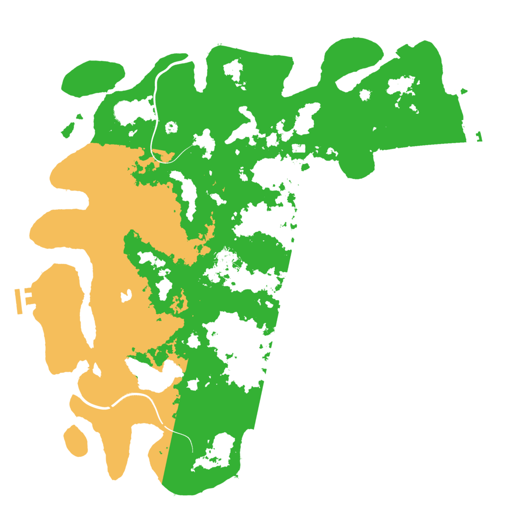 Biome Rust Map: Procedural Map, Size: 4200, Seed: 1599469602