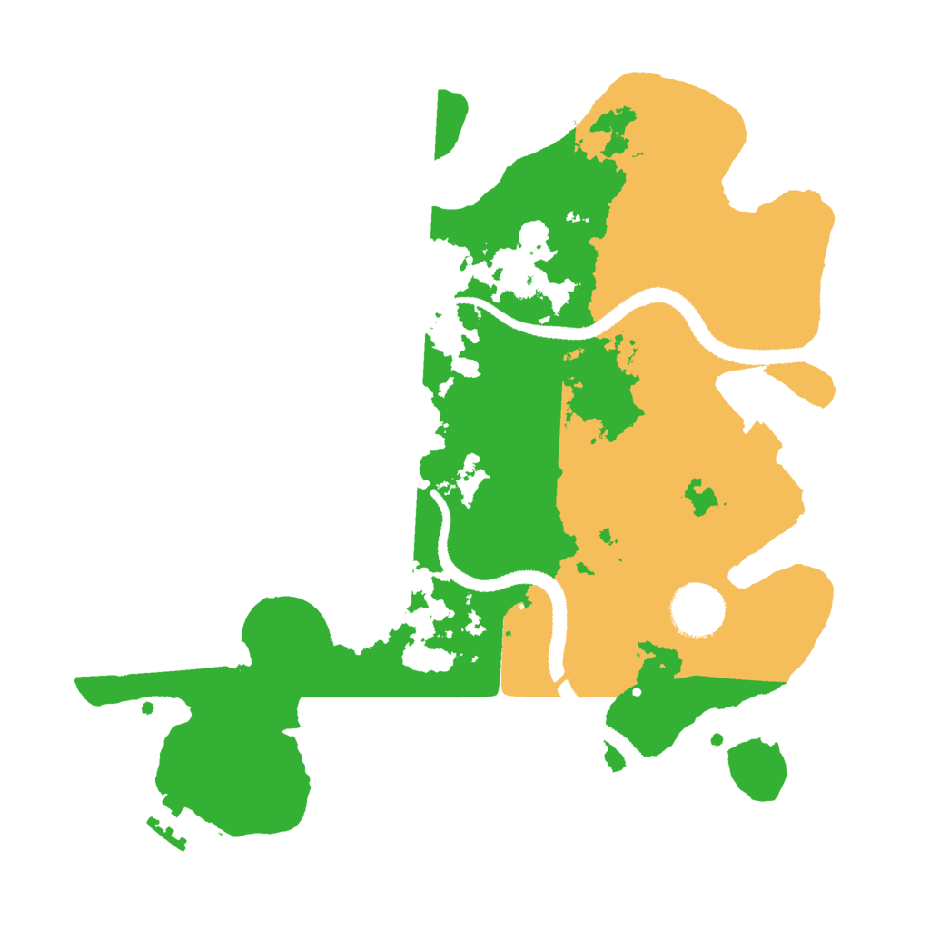 Biome Rust Map: Procedural Map, Size: 3000, Seed: 726253115