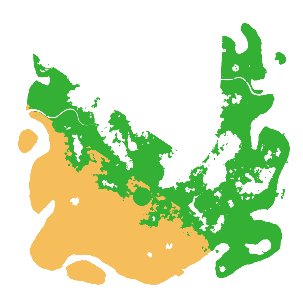 Biome Rust Map: Procedural Map, Size: 4500, Seed: 383880719