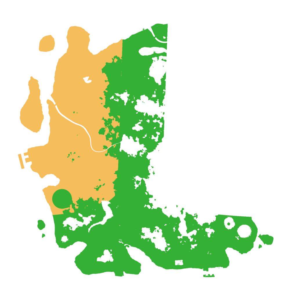 Biome Rust Map: Procedural Map, Size: 4000, Seed: 1239000520