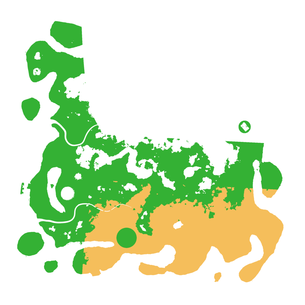 Biome Rust Map: Procedural Map, Size: 4000, Seed: 6981