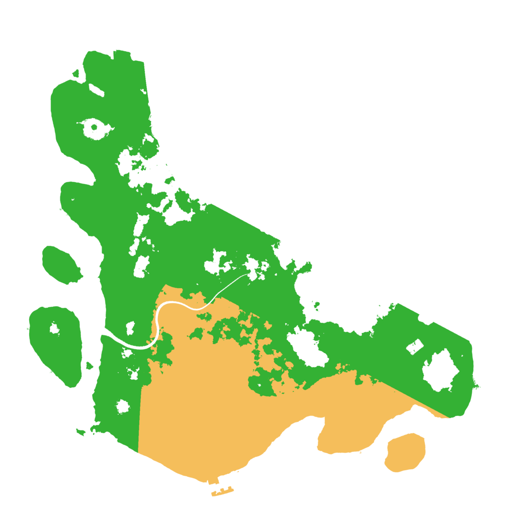 Biome Rust Map: Procedural Map, Size: 3500, Seed: 349965793