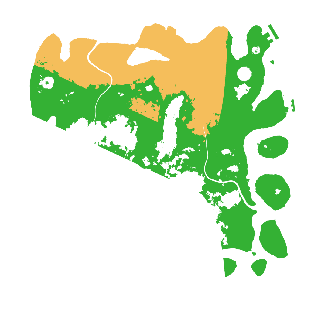 Biome Rust Map: Procedural Map, Size: 3850, Seed: 347342123