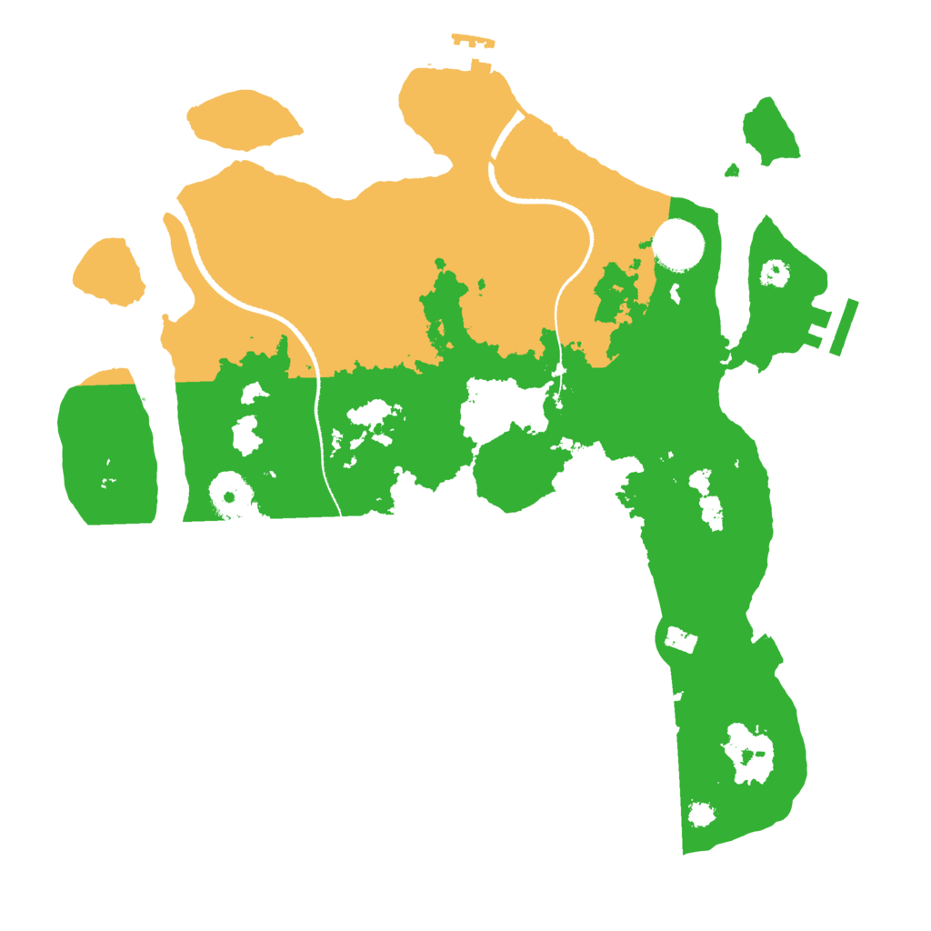 Biome Rust Map: Procedural Map, Size: 3250, Seed: 1032768136