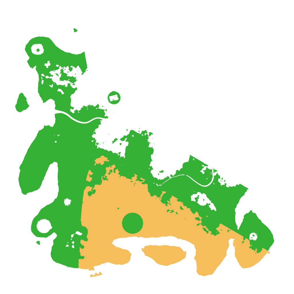 Biome Rust Map: Procedural Map, Size: 3700, Seed: 1599999246