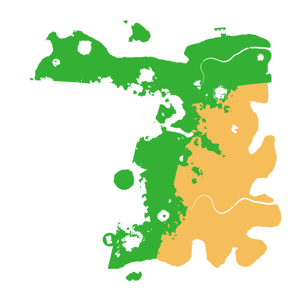 Biome Rust Map: Procedural Map, Size: 4000, Seed: 71016