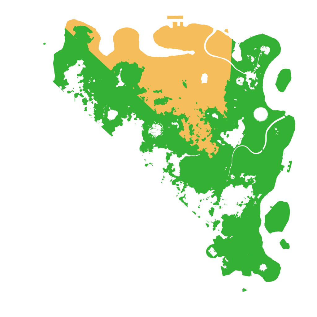 Biome Rust Map: Procedural Map, Size: 4000, Seed: 34654