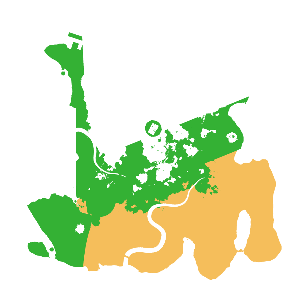 Biome Rust Map: Procedural Map, Size: 3000, Seed: 894561530