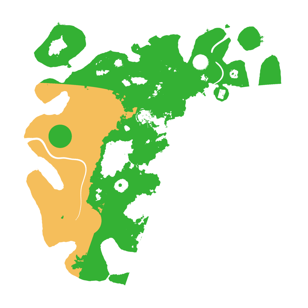 Biome Rust Map: Procedural Map, Size: 3500, Seed: 1310342934