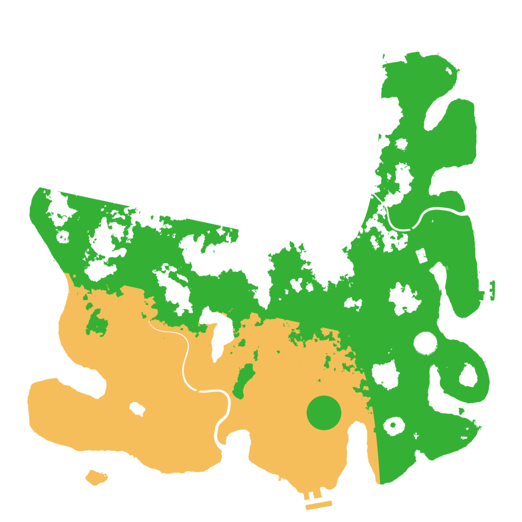 Biome Rust Map: Procedural Map, Size: 4000, Seed: 1023142099
