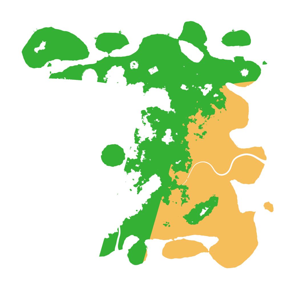 Biome Rust Map: Procedural Map, Size: 3500, Seed: 928574606