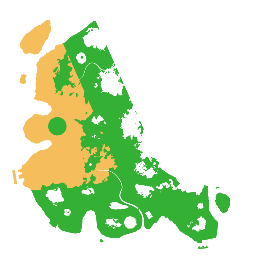 Biome Rust Map: Procedural Map, Size: 3750, Seed: 332463253