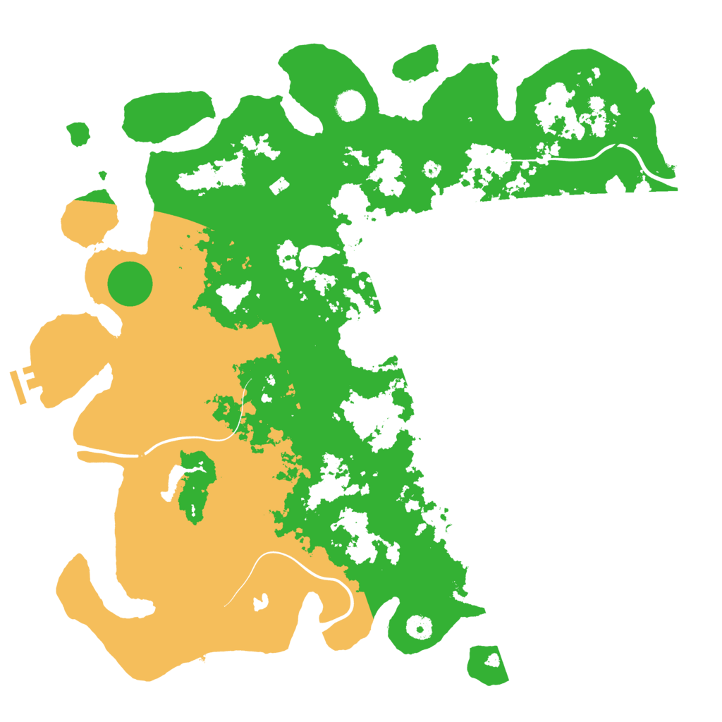 Biome Rust Map: Procedural Map, Size: 4250, Seed: 153464704