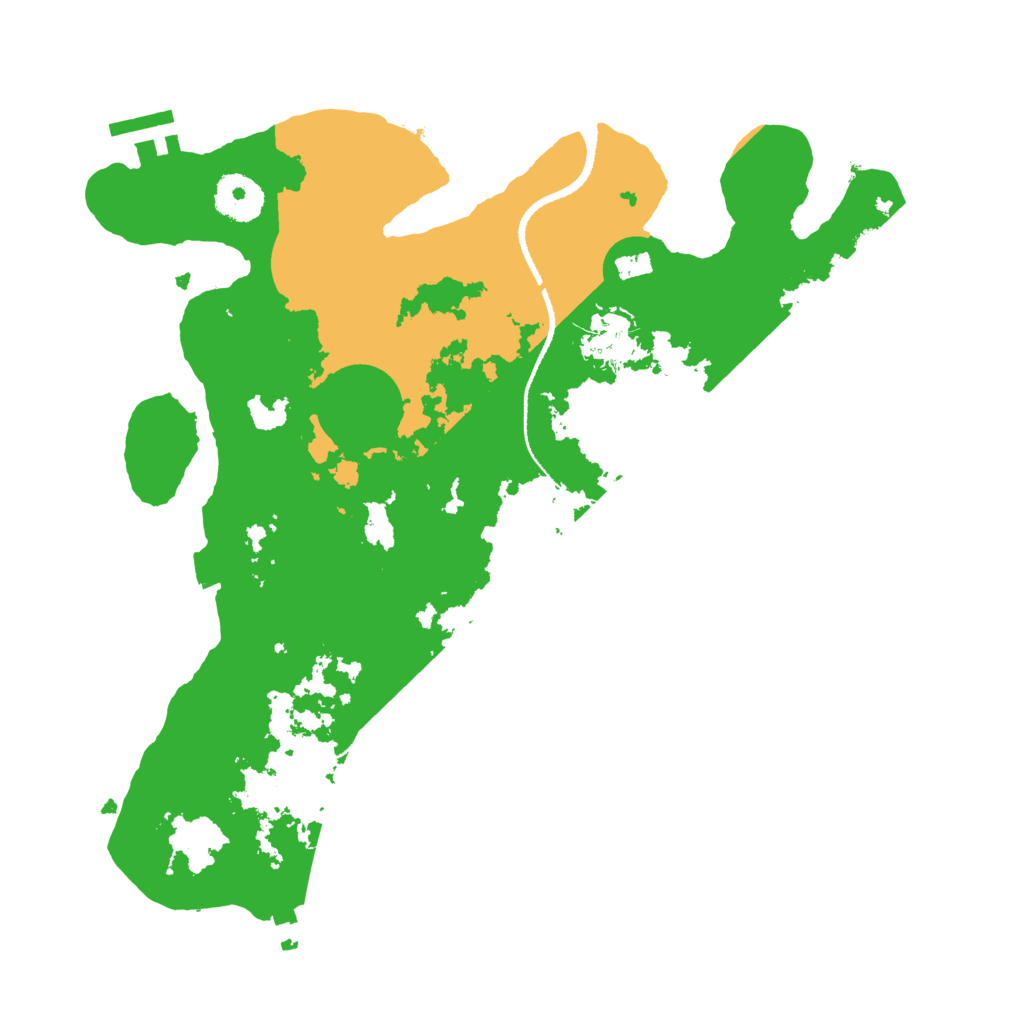 Biome Rust Map: Procedural Map, Size: 3200, Seed: 1232383766