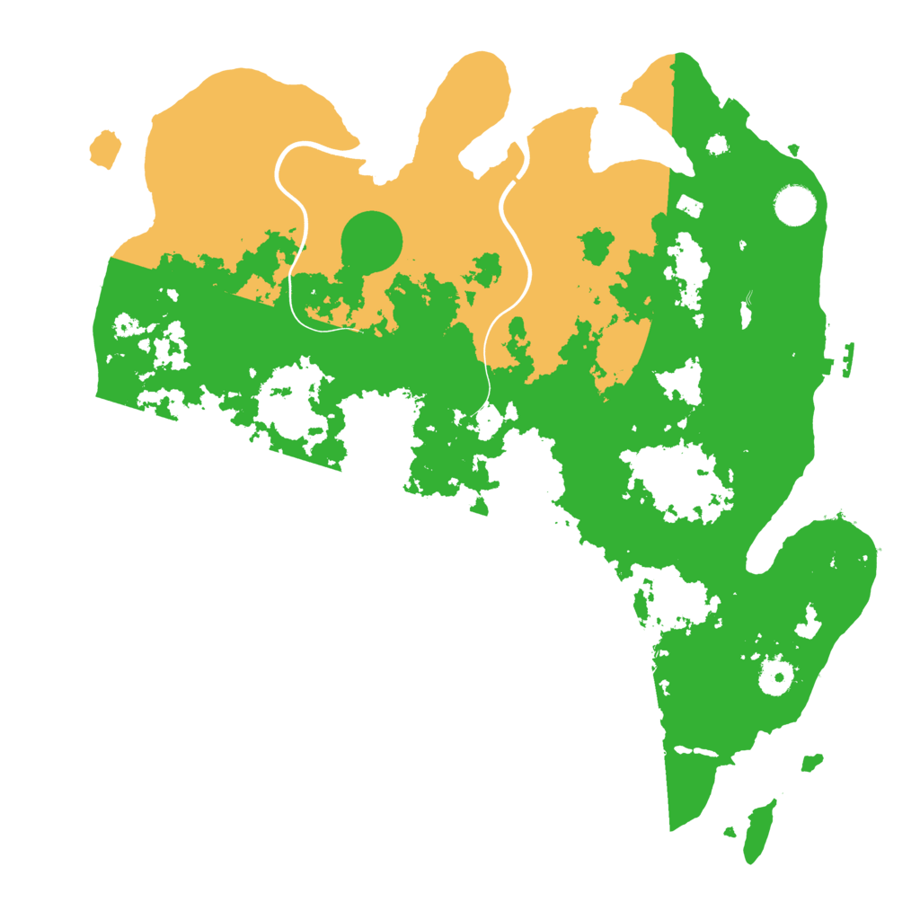 Biome Rust Map: Procedural Map, Size: 3950, Seed: 94255104