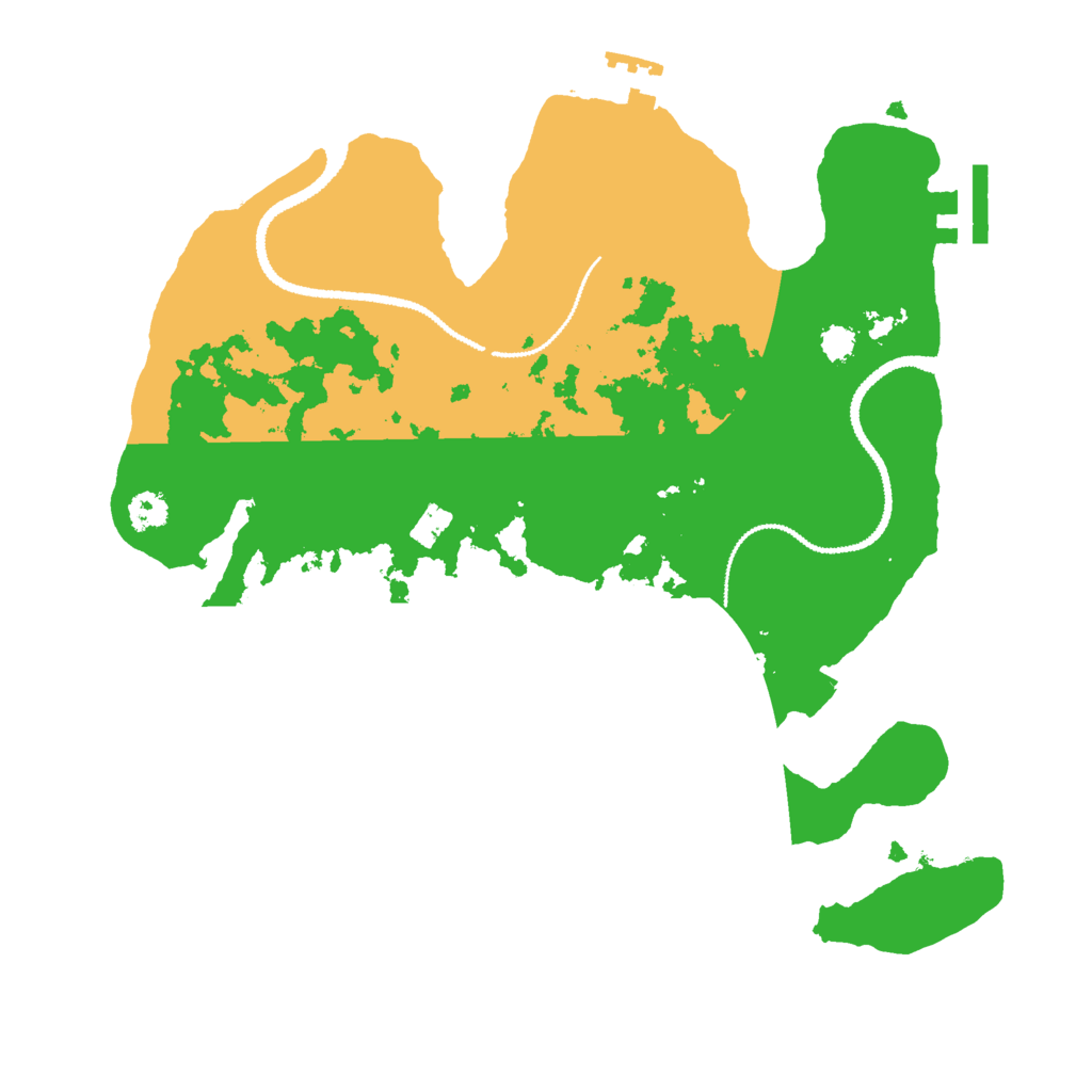 Biome Rust Map: Procedural Map, Size: 2800, Seed: 1306890448