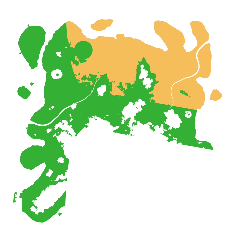 Biome Rust Map: Procedural Map, Size: 3500, Seed: 331783319