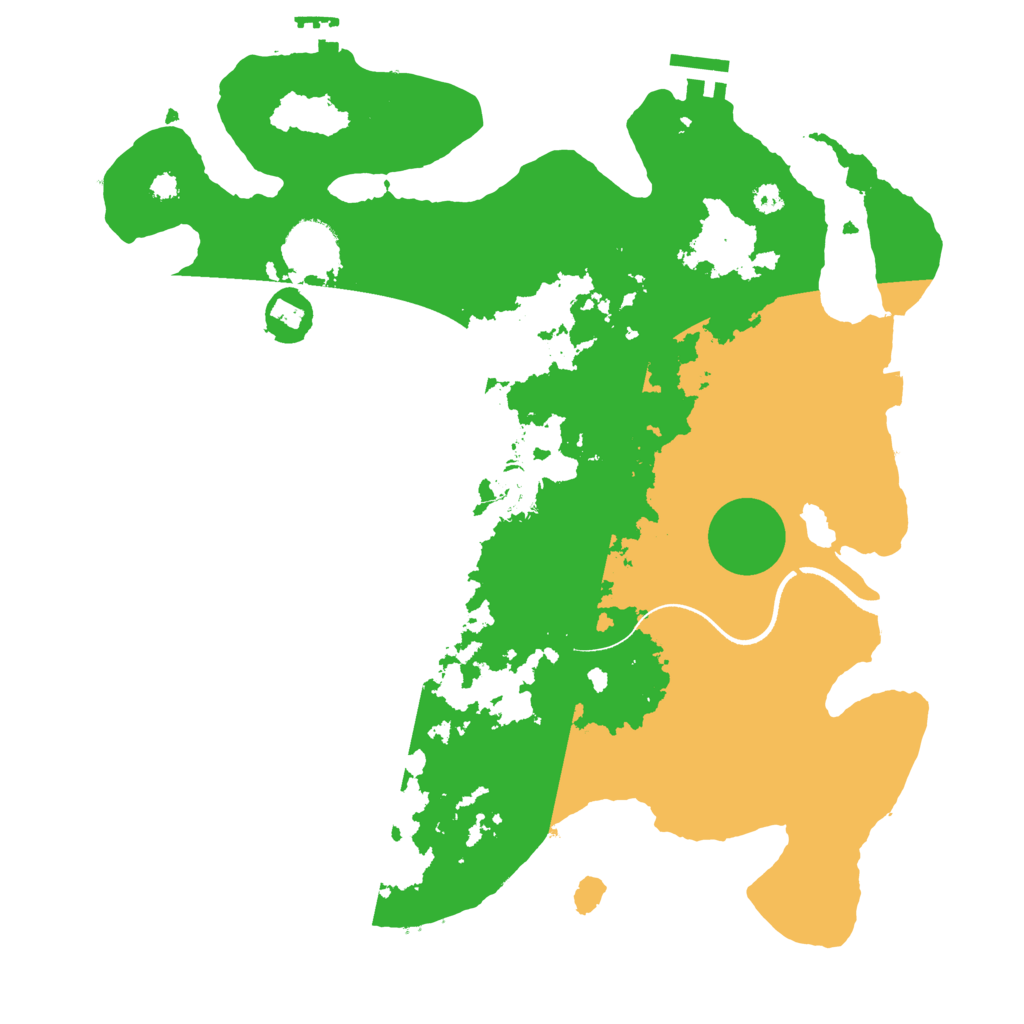 Biome Rust Map: Procedural Map, Size: 3500, Seed: 1922193438