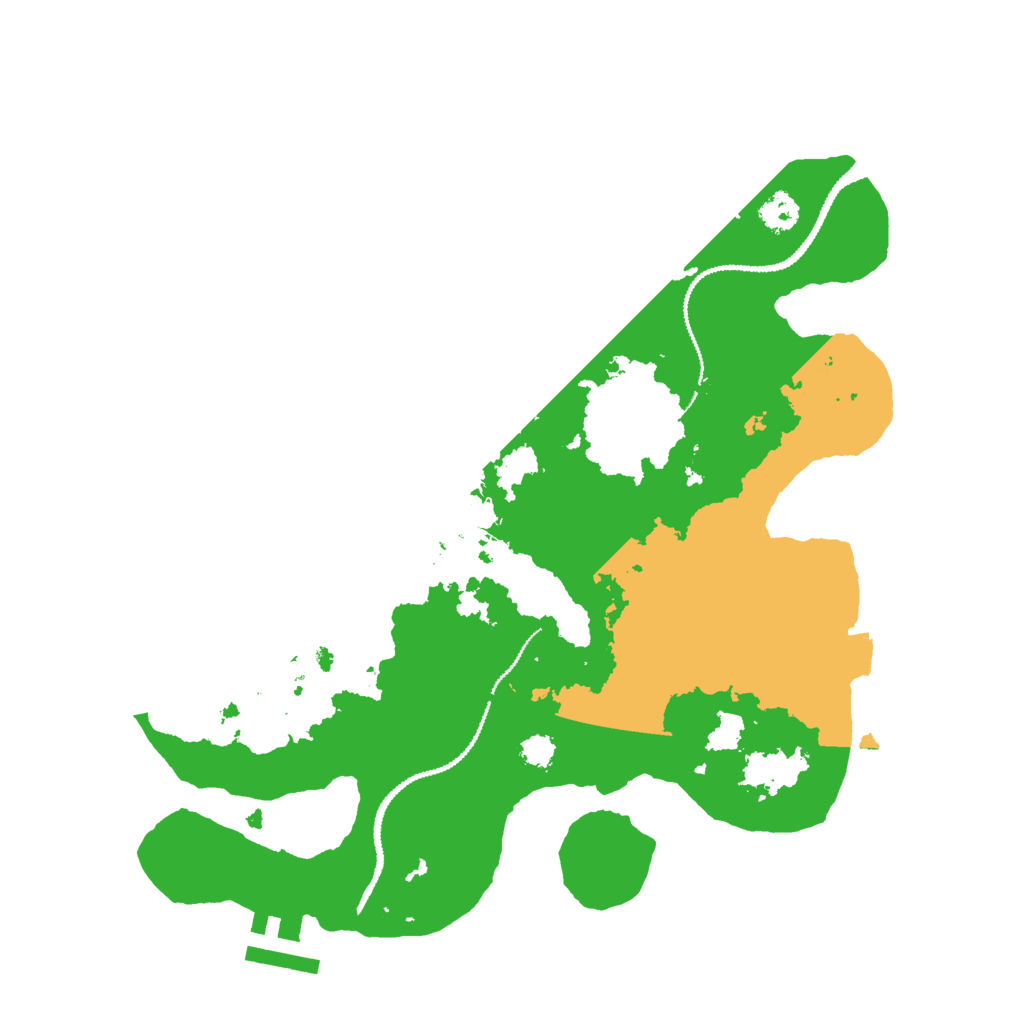 Biome Rust Map: Procedural Map, Size: 2800, Seed: 18236329