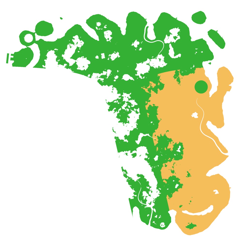 Biome Rust Map: Procedural Map, Size: 5000, Seed: 9009