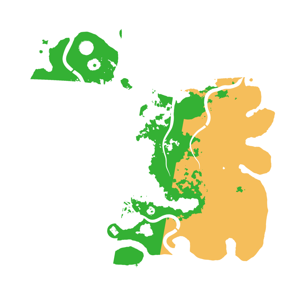 Biome Rust Map: Procedural Map, Size: 3650, Seed: 185