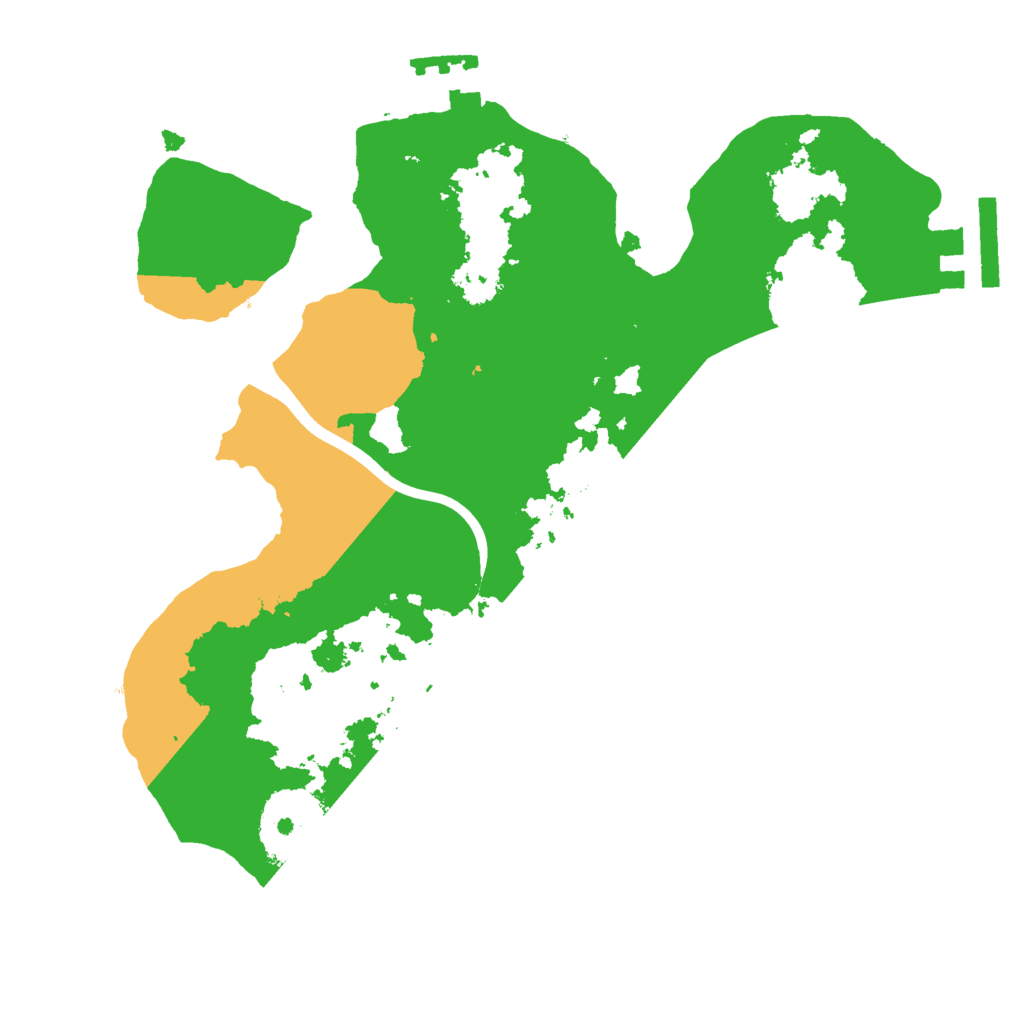Biome Rust Map: Procedural Map, Size: 2300, Seed: 75193