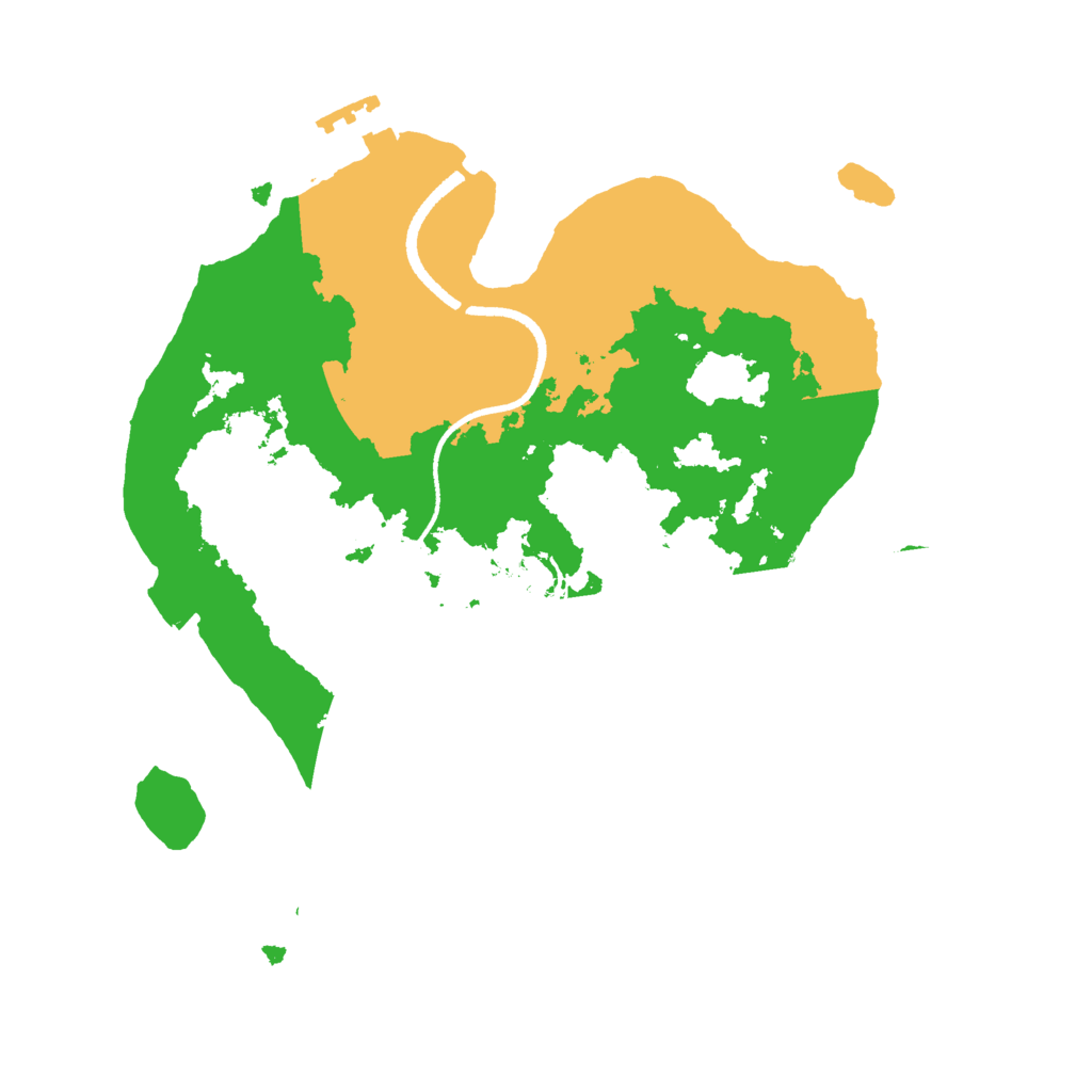 Biome Rust Map: Procedural Map, Size: 2506, Seed: 50000