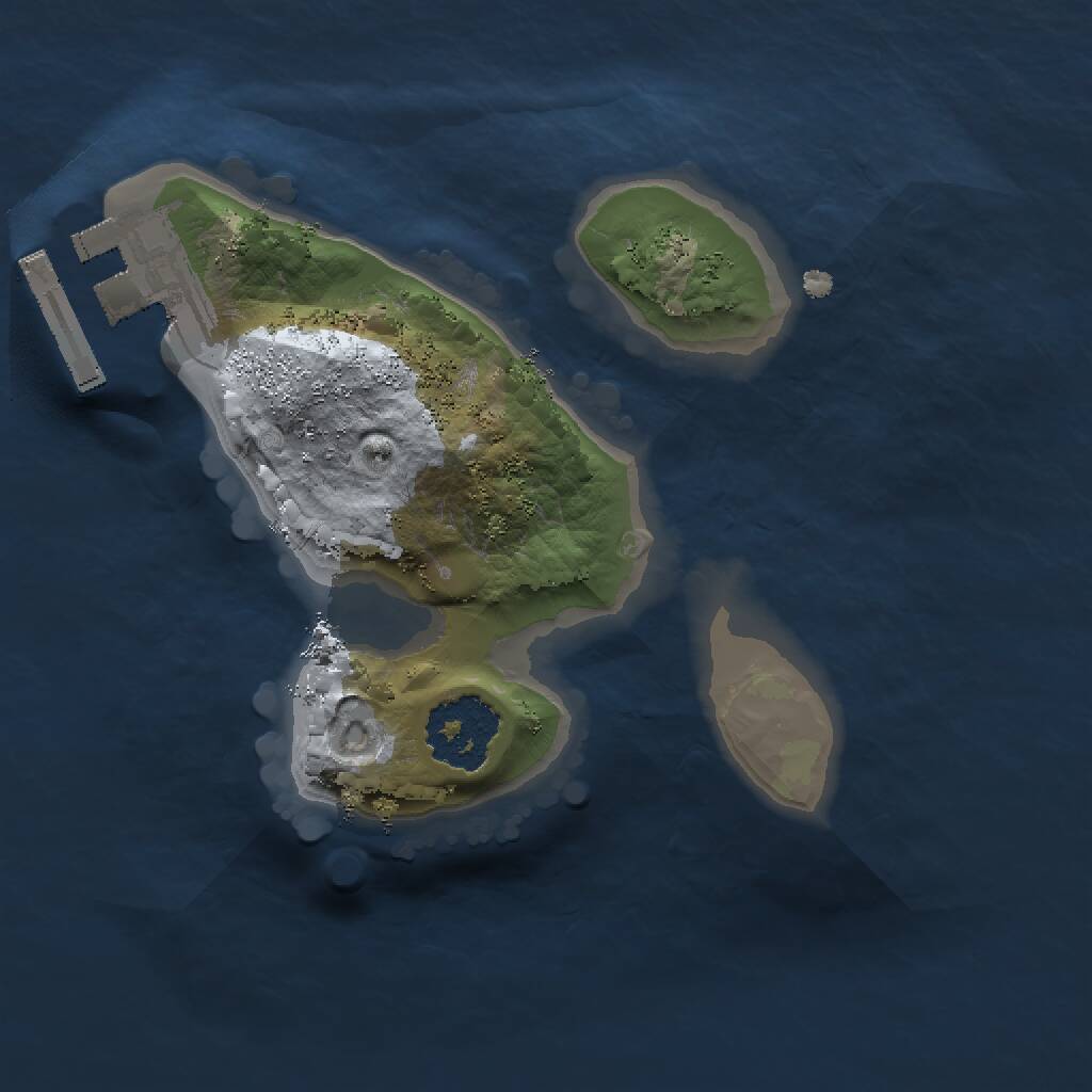 Rust Map: Procedural Map, Size: 1500, Seed: 67224057, 2 Monuments