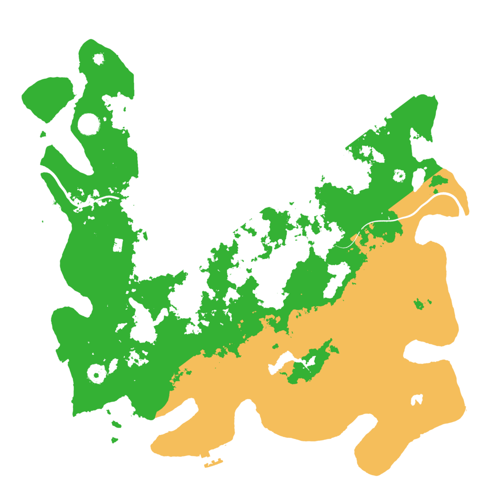 Biome Rust Map: Procedural Map, Size: 4000, Seed: 43166579