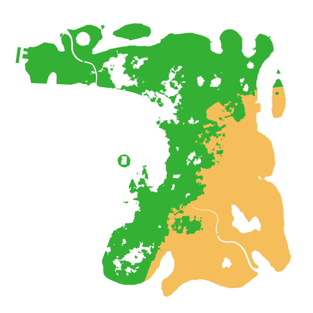 Biome Rust Map: Procedural Map, Size: 4000, Seed: 31554