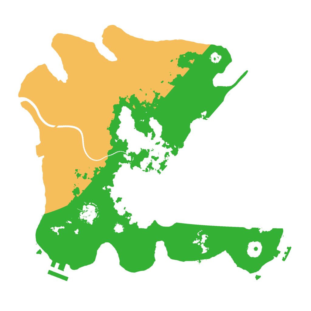 Biome Rust Map: Procedural Map, Size: 3000, Seed: 1743926